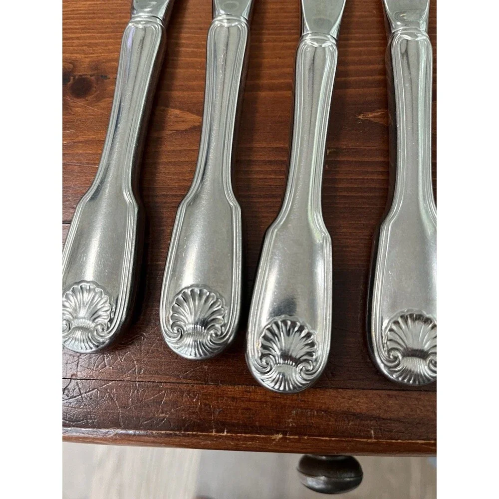 Read And Barton Stainless Steel Shell Pattern Dinner Knife